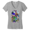 i ain't afraid of no ghosts Women's V-Neck T-Shirt