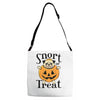 halloween pug Adjustable Strap Totes