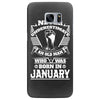 Never Underestimate Old Man Who Was Born January Samsung Galaxy S7 Edge