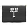 pull my cracker funny xmas christmas Accessory Pouches
