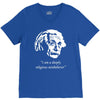 albert einstein's non believer V-Neck Tee