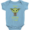 too cute i am Baby Bodysuit