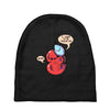 virus loves you this much Baby Beanies