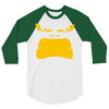 angry gorilla face 3/4 Sleeve Shirt
