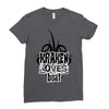 Kraken Loves Boat Ladies Fitted T-Shirt