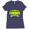 if life gives you lemons, add vodka t shirt Ladies Fitted T-Shirt