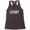 lucky exam Racerback Tank