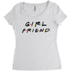 girlfriend friends tv show parody Women's Triblend Scoop T-shirt