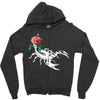 scorpio rose Zipper Hoodie
