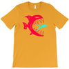 monster fish eats diver T-Shirt