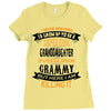 Super Cool Granddaughter Of A Freaking Awesome Grammy Ladies Fitted T-Shirt