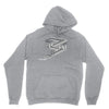 some game involving falling blocks in the style of m.c. escher Hoodie