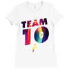 team 10 Ladies Fitted T-Shirt