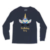 birthday unicorn family series birthday boy Long Sleeve Shirts