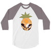 Tropical Pineapple 3/4 Sleeve Shirt