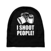 i shoot people Baby Beanies