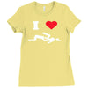 i love sushi Ladies Fitted T-Shirt