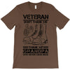 Veteran Don't Thank Me Thank My Grandpa Who Never Came Back T-Shirt