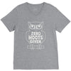zero hoots given V-Neck Tee