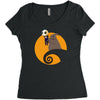 halloween king Women's Triblend Scoop T-shirt