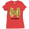 pie fighter Ladies Fitted T-Shirt