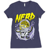 astronaute nerd Ladies Fitted T-Shirt
