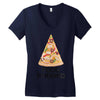 pizza lover's food pyramid Women's V-Neck T-Shirt