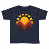 sunset mountain Toddler T-shirt