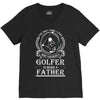 Golfer Father V-Neck Tee