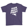 han shot first Youth Tee