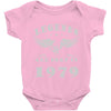 legends are born in 1979 hoodie 7 Baby Onesie