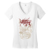 cattle decapitation (alone at the landfill) Women's V-Neck T-Shirt
