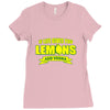 if life gives you lemons, add vodka t shirt Ladies Fitted T-Shirt