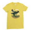 morning commute Ladies Fitted T-Shirt