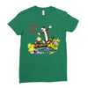 calvin hobbes Ladies Fitted T-Shirt