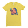 turtle turtleneck Ladies Fitted T-Shirt