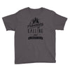 adventure calling and i must go woods ex Youth Tee