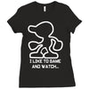 game and watch parody video game Ladies Fitted T-Shirt