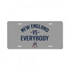 New England VS Everybody License Plate