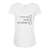 i found this humerus Maternity Scoop Neck T-shirt