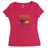 fantasy football Women's Triblend Scoop T-shirt