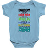 daddy you are my favorite superhero Baby Bodysuit