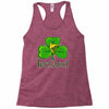 ireland shamrock Racerback Tank