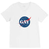 Nasa Parody Gay V-Neck Tee