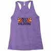 pizza is my valentine 4 Racerback Tank