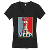 beaker meep poster, ideal birthday gift or present Women's V-Neck T-Shirt