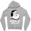 santa claus where my house at Zipper Hoodie