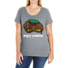 angry pumkin Ladies Curvy T-Shirt
