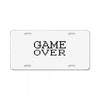 game over License Plate