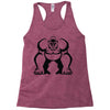 big tough gorilla musculine Racerback Tank